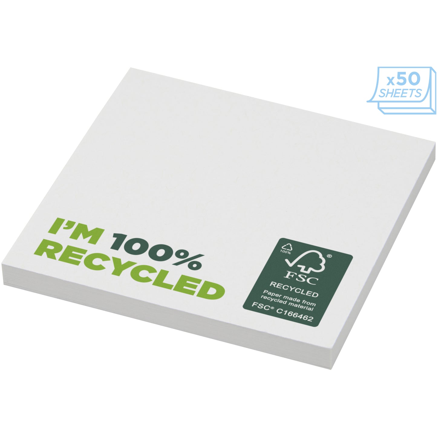Sticky-Mate® klisterlappar av återvunnet papper 75 x 75 mm