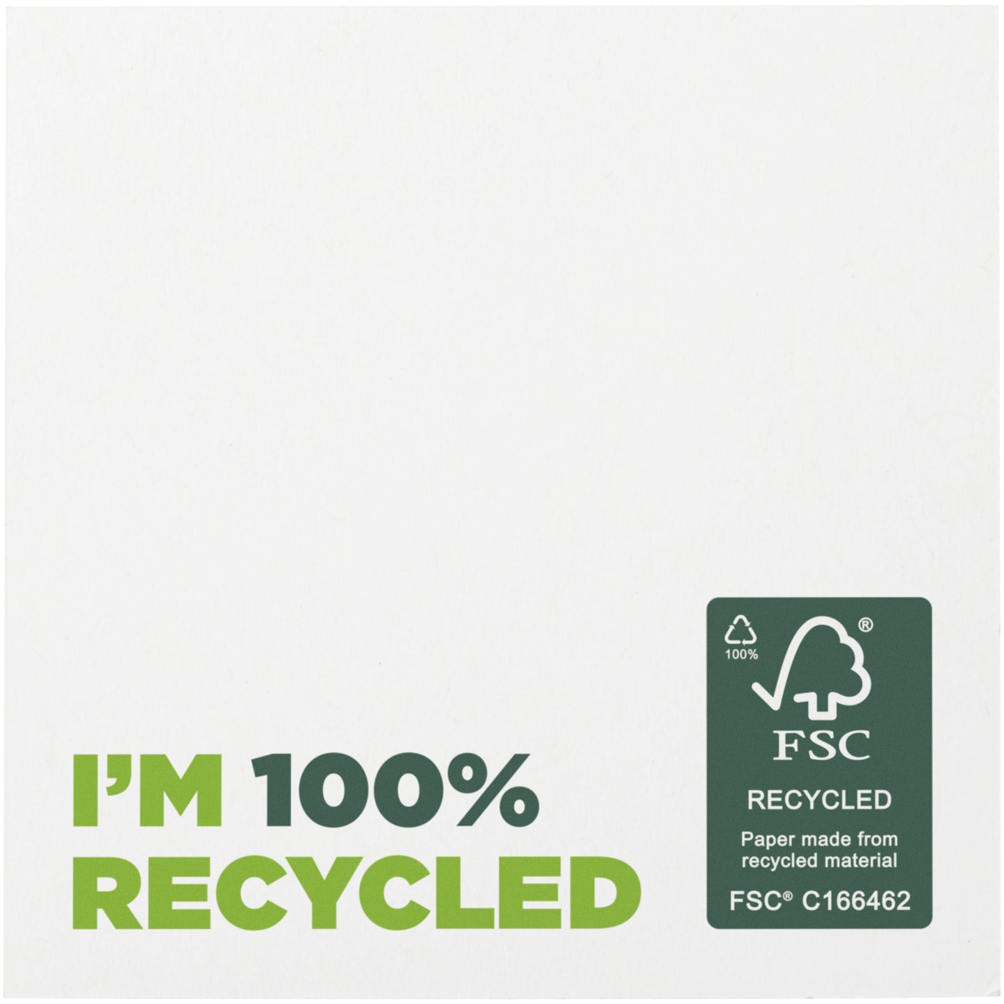 Sticky-Mate® klisterlappar av återvunnet papper 75 x 75 mm