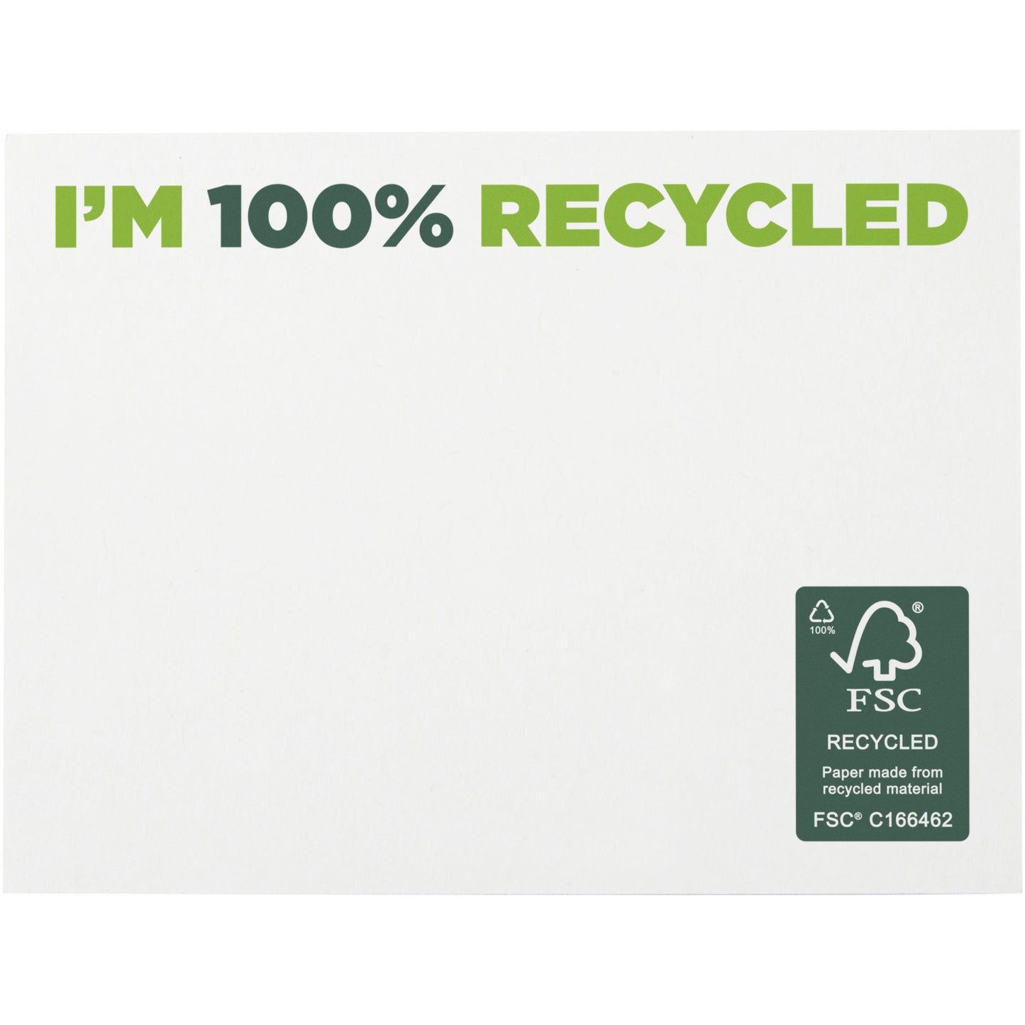 Sticky-Mate® klisterlappar av återvunnet papper 100 x 75 mm