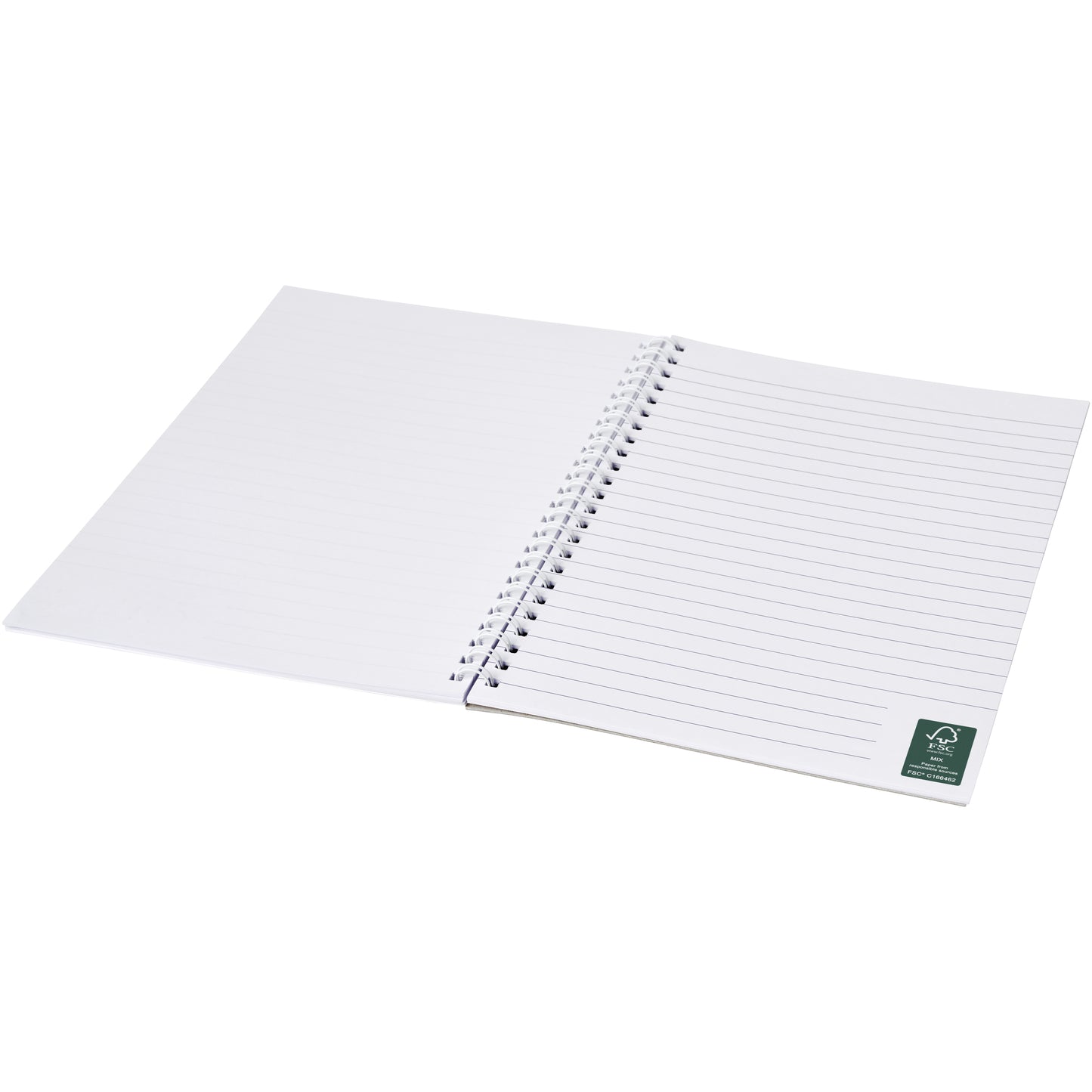 Desk-Mate® spiralbunden A4-anteckningsbok med tryckt baksida