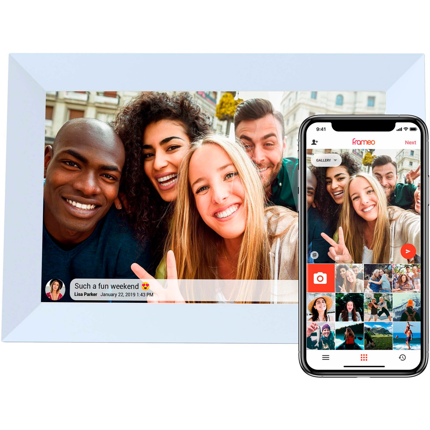 Prixton Prado 10 tum Frameo digital fotoram med wifi