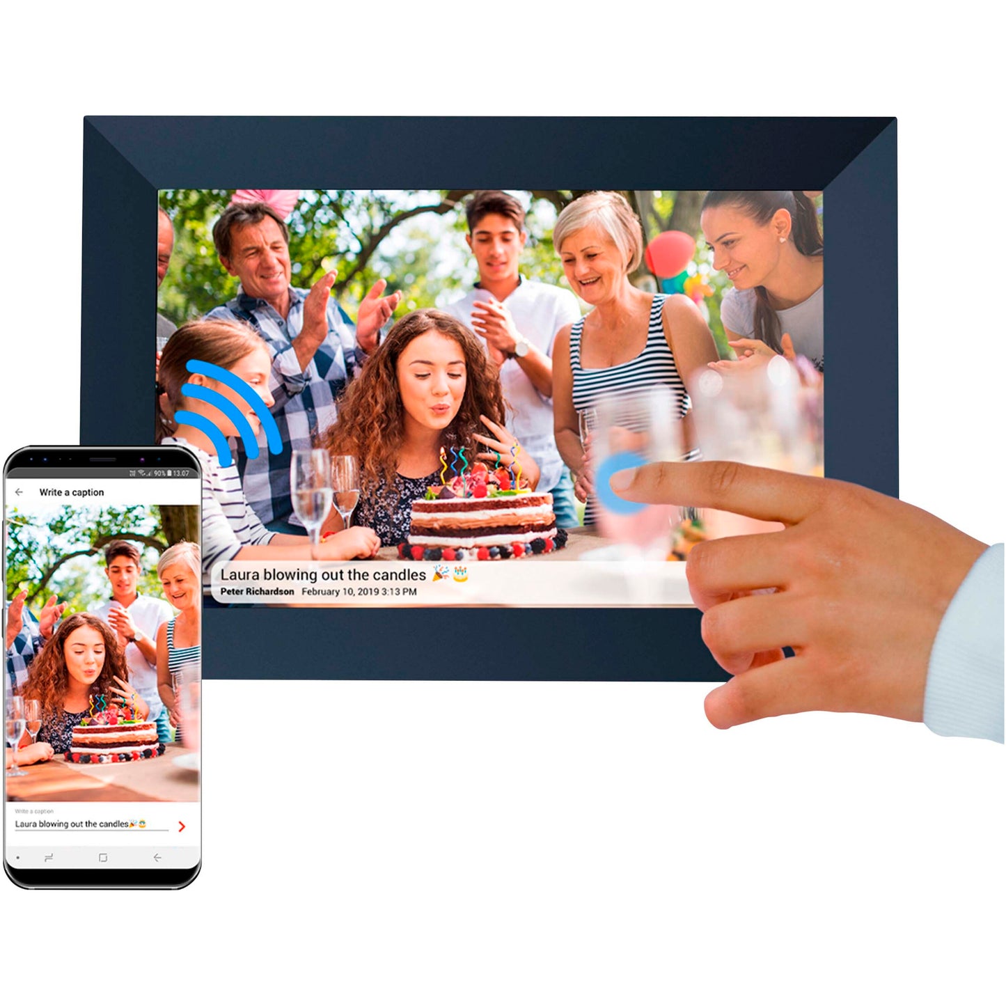 Prixton Prado 10 tum Frameo digital fotoram med wifi
