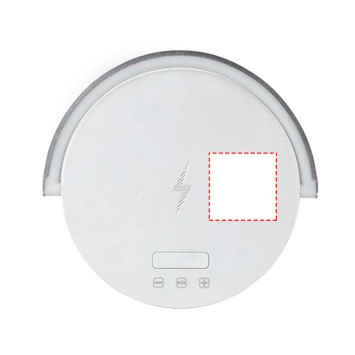 Prixton 4-i-1 Bluetooth®-högtalare på 10 W med LED-lampa och trådlös laddningsbas