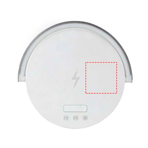 Prixton 4-i-1 Bluetooth®-högtalare på 10 W med LED-lampa och trådlös laddningsbas