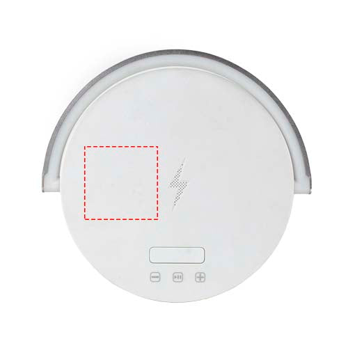 Prixton 4-i-1 Bluetooth®-högtalare på 10 W med LED-lampa och trådlös laddningsbas