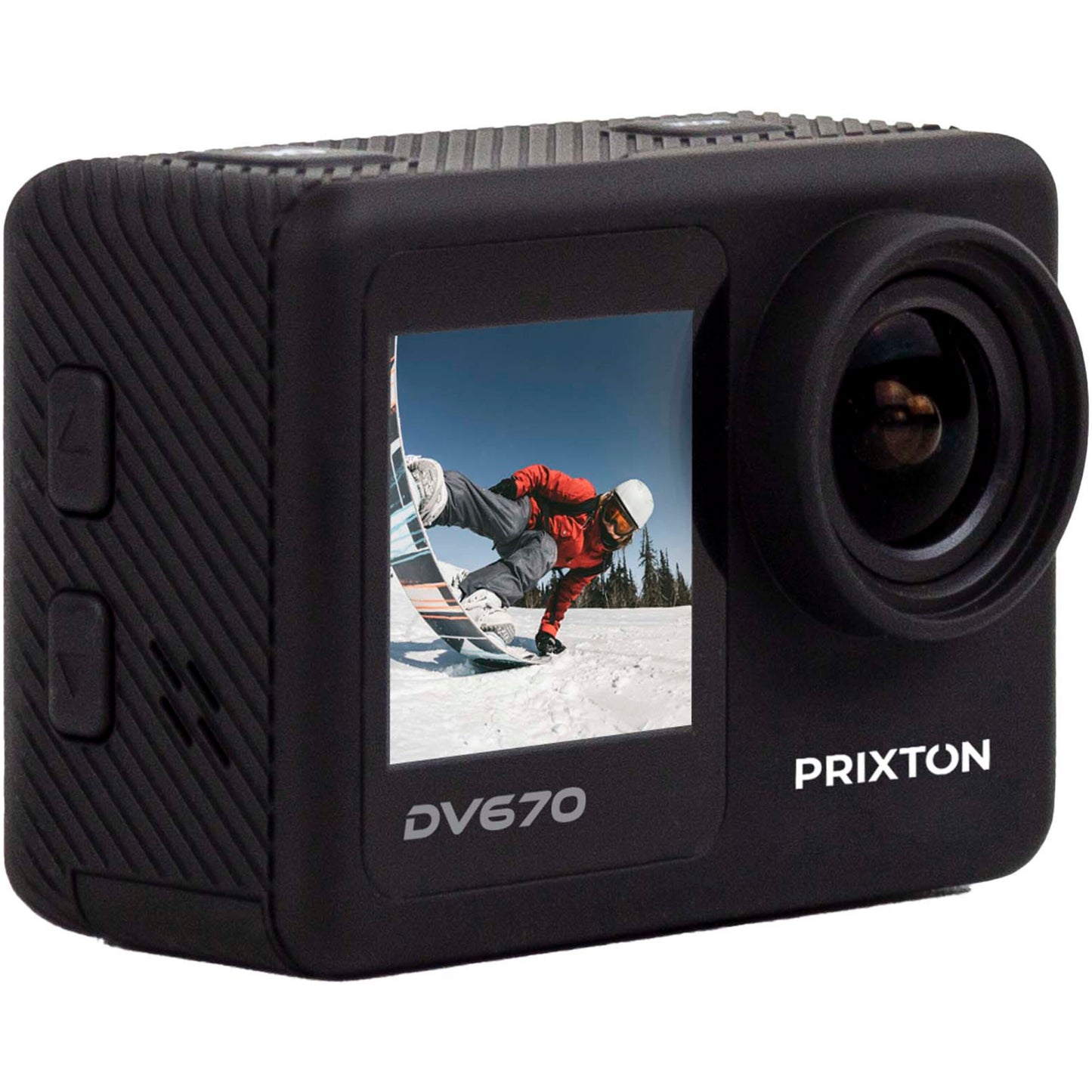 Prixton DV670 4K actionkamera med dubbel skärm
