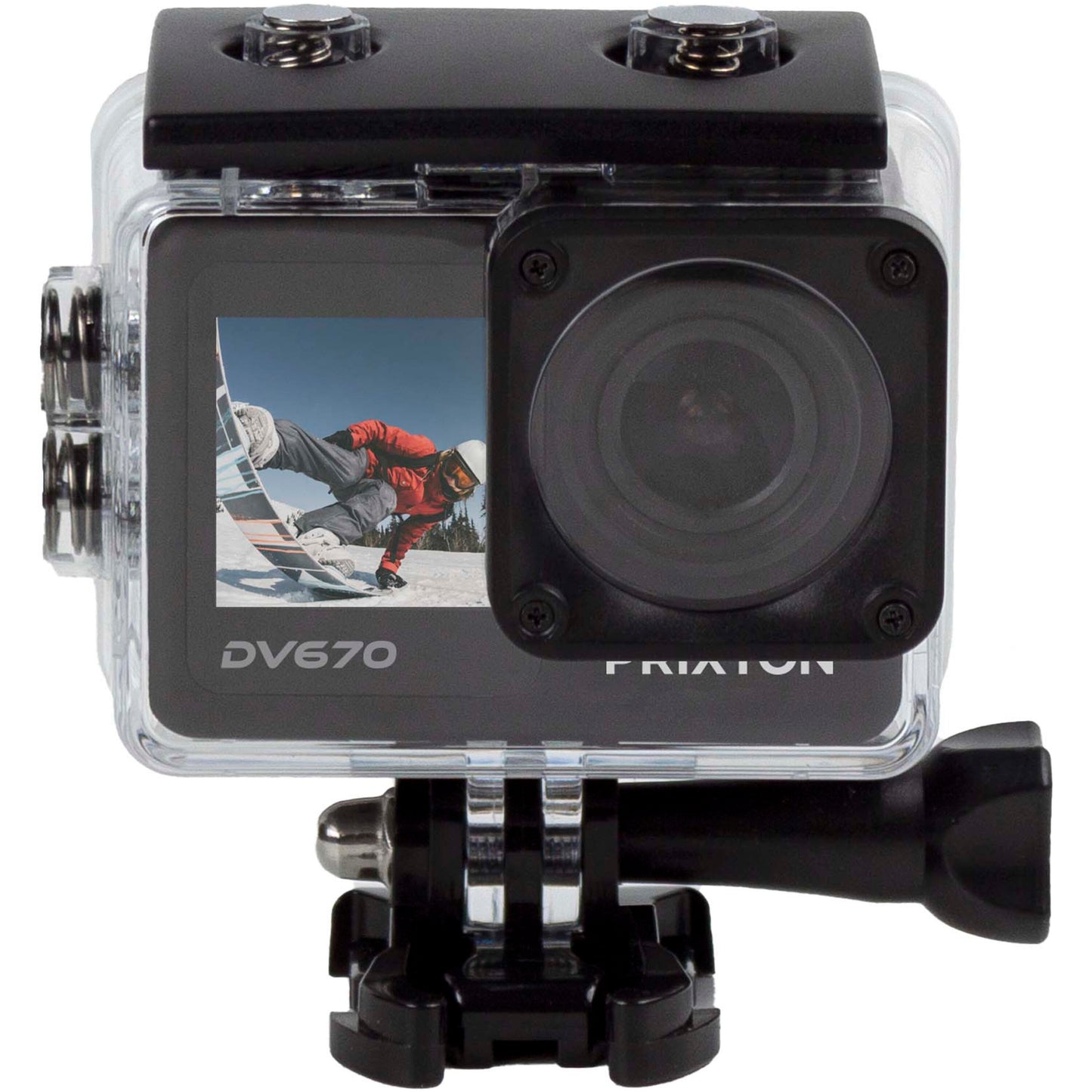 Prixton DV670 4K actionkamera med dubbel skärm