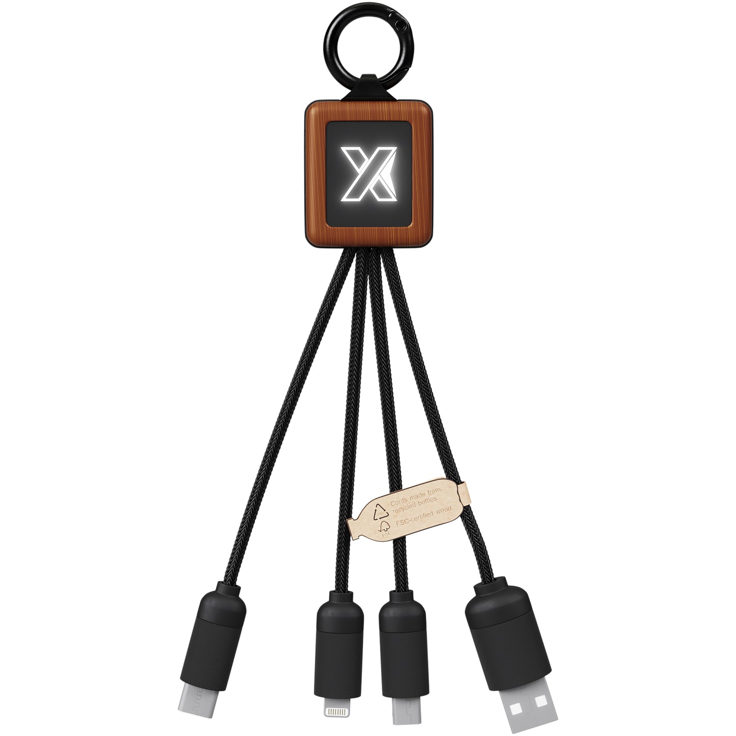 SCX.design C19 20 W lättanvänd kabel i trä