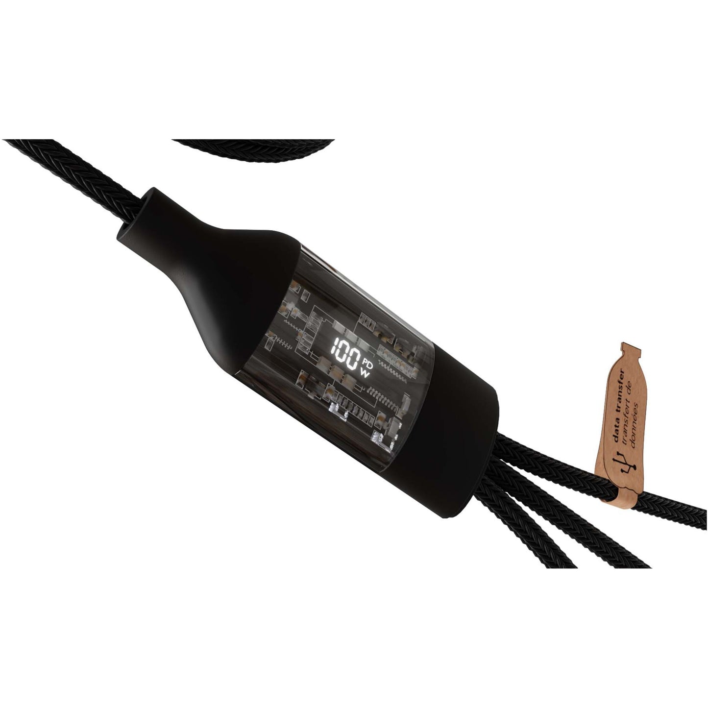 SCX.design C50 5-i-1 snabbladdningssladd på 100 W/5 A med digital display