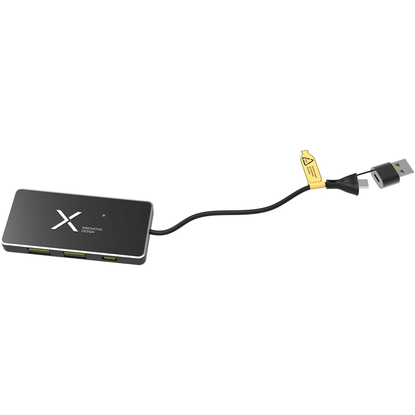 SCX.design H20 8-i-1 USB-hubb med dubbla ingångar och sex portar