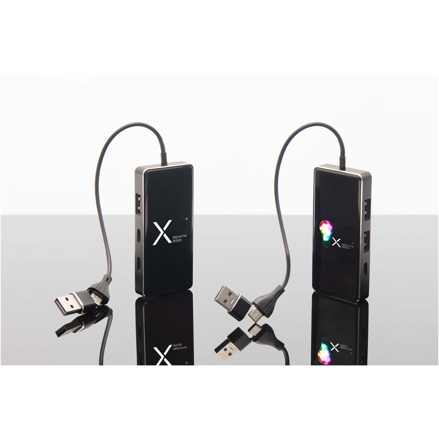 SCX.design H20 8-i-1 USB-hubb med dubbla ingångar och sex portar