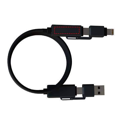 SCX.design C59 100 W laddningskabel av magnetiskt silikon