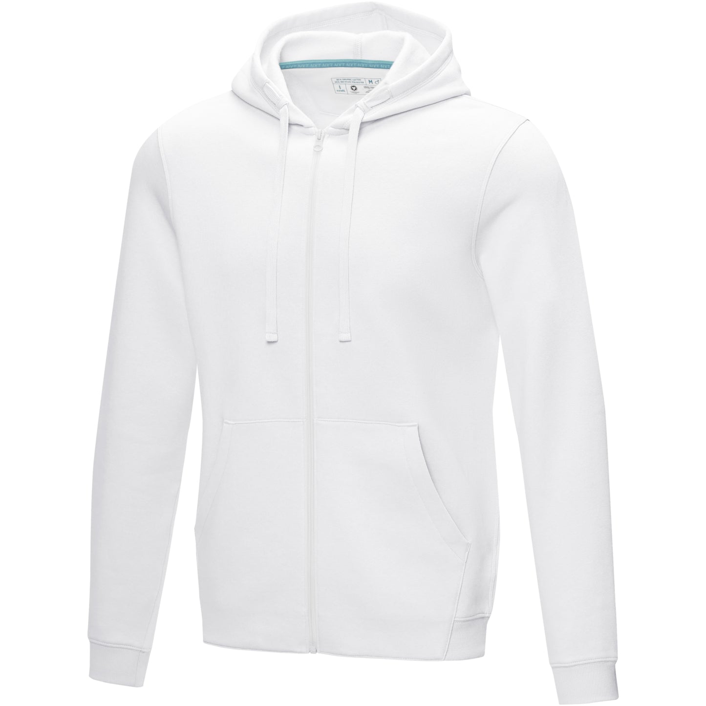 Ruby herrhoodie med hel dragkedja ekologisk