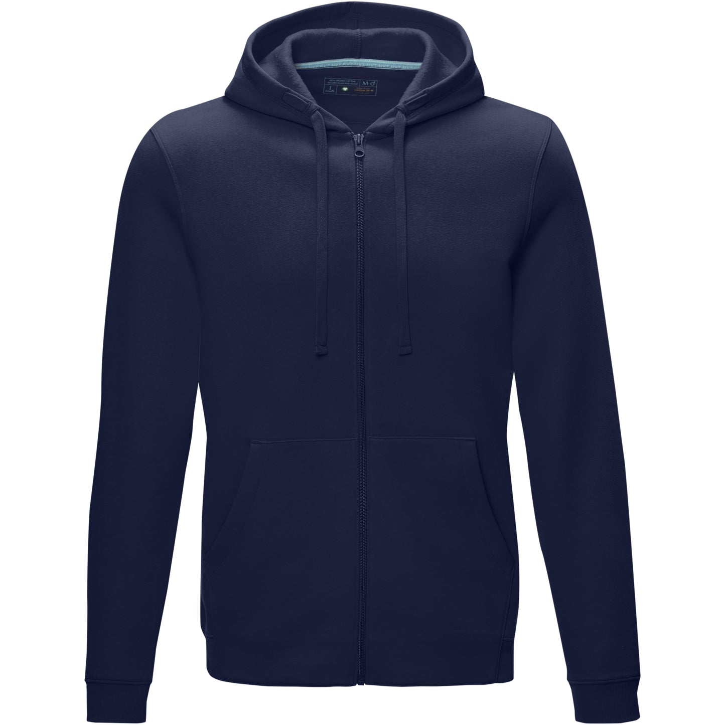 Ruby herrhoodie med hel dragkedja ekologisk