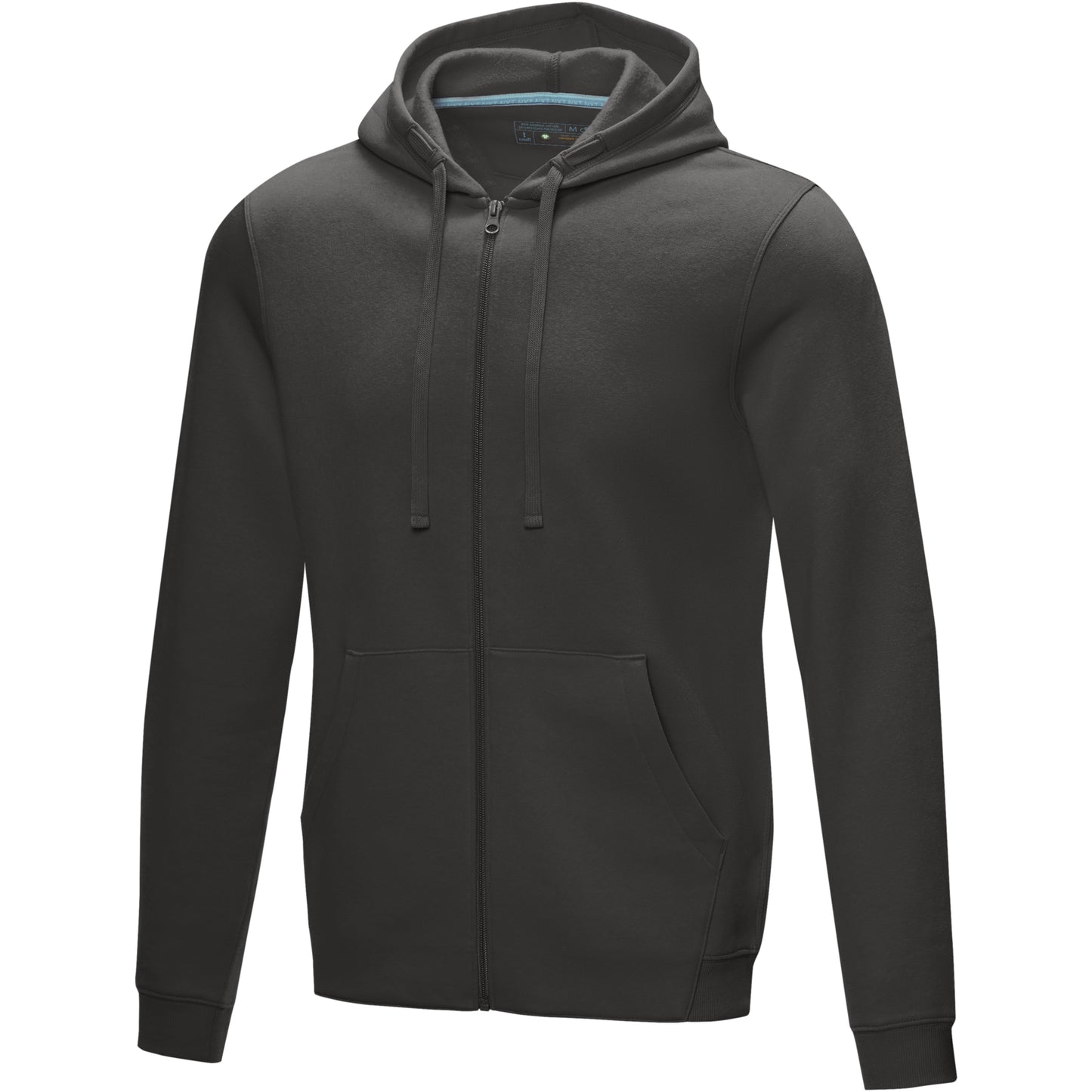 Ruby herrhoodie med hel dragkedja ekologisk