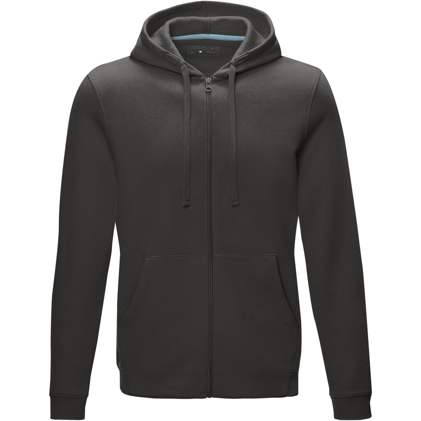Ruby herrhoodie med hel dragkedja ekologisk