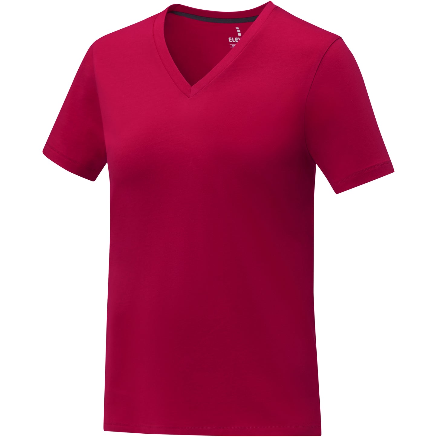 Somoto kortärmad V-ringad t-shirt till dam