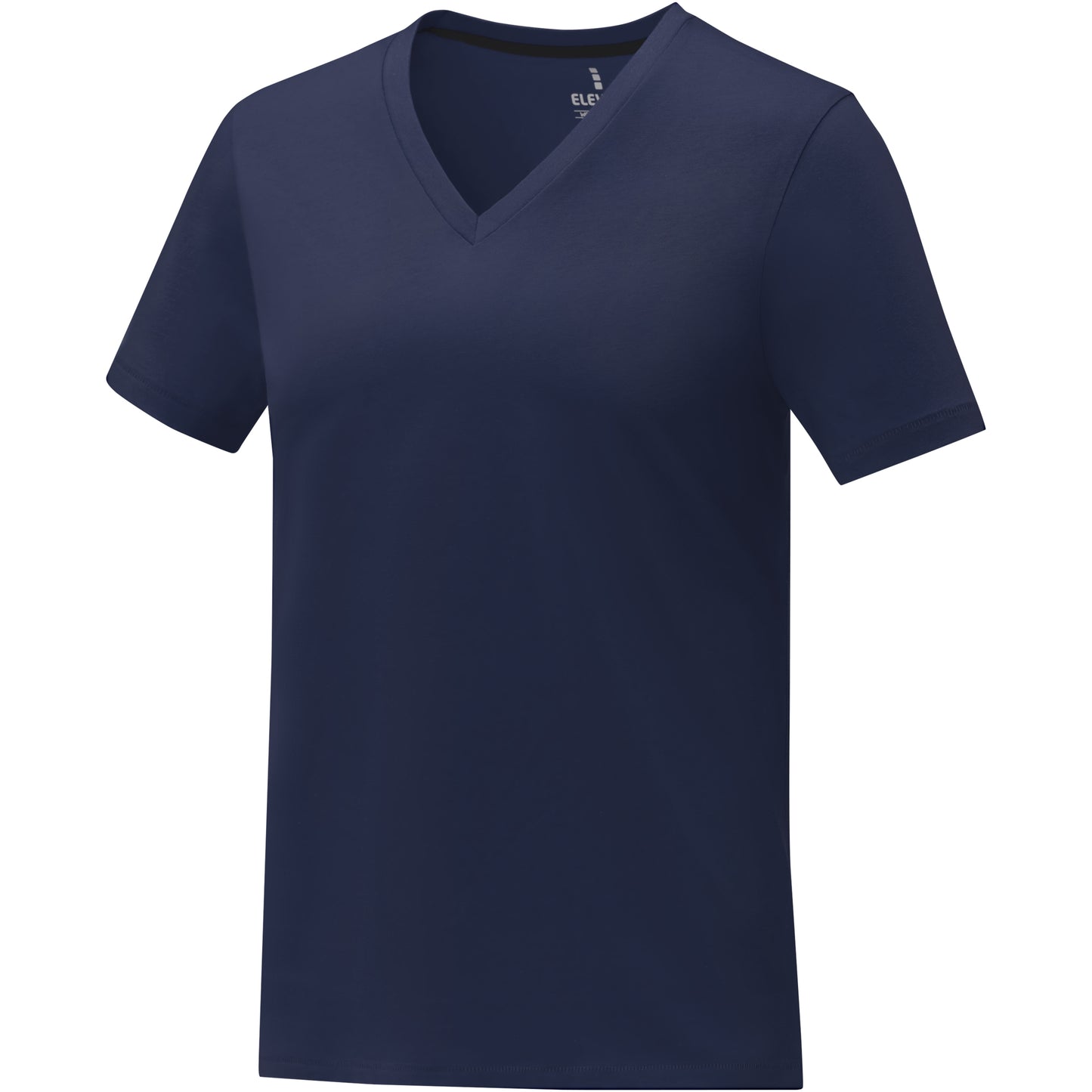 Somoto kortärmad V-ringad t-shirt till dam