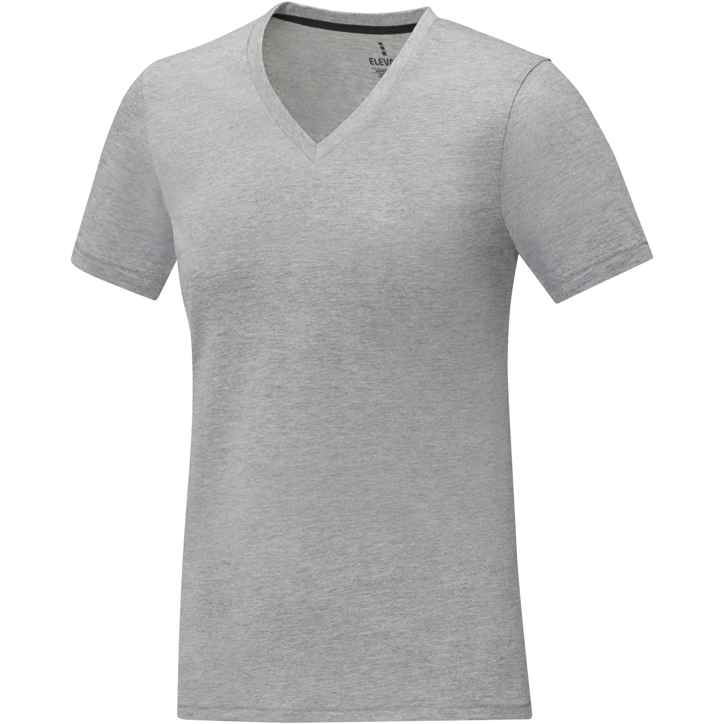 Somoto kortärmad V-ringad t-shirt till dam