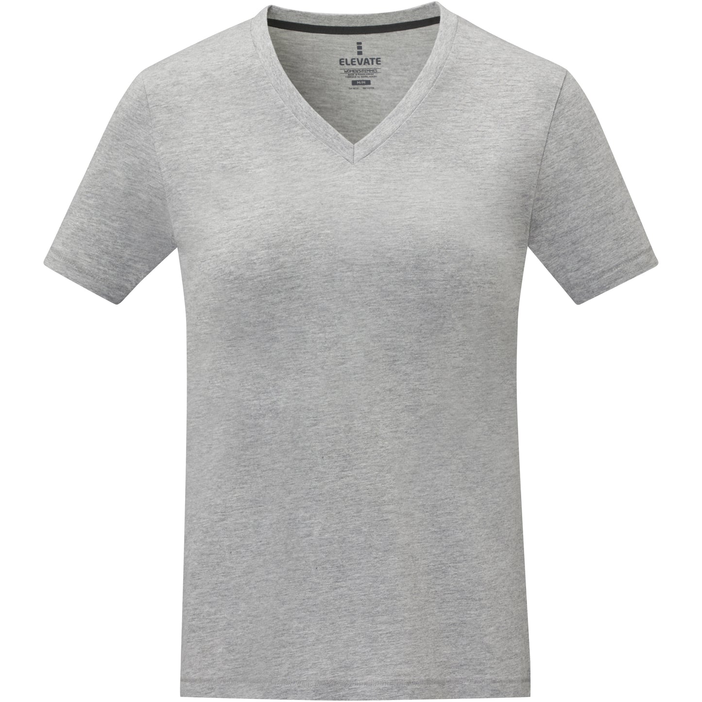 Somoto kortärmad V-ringad t-shirt till dam