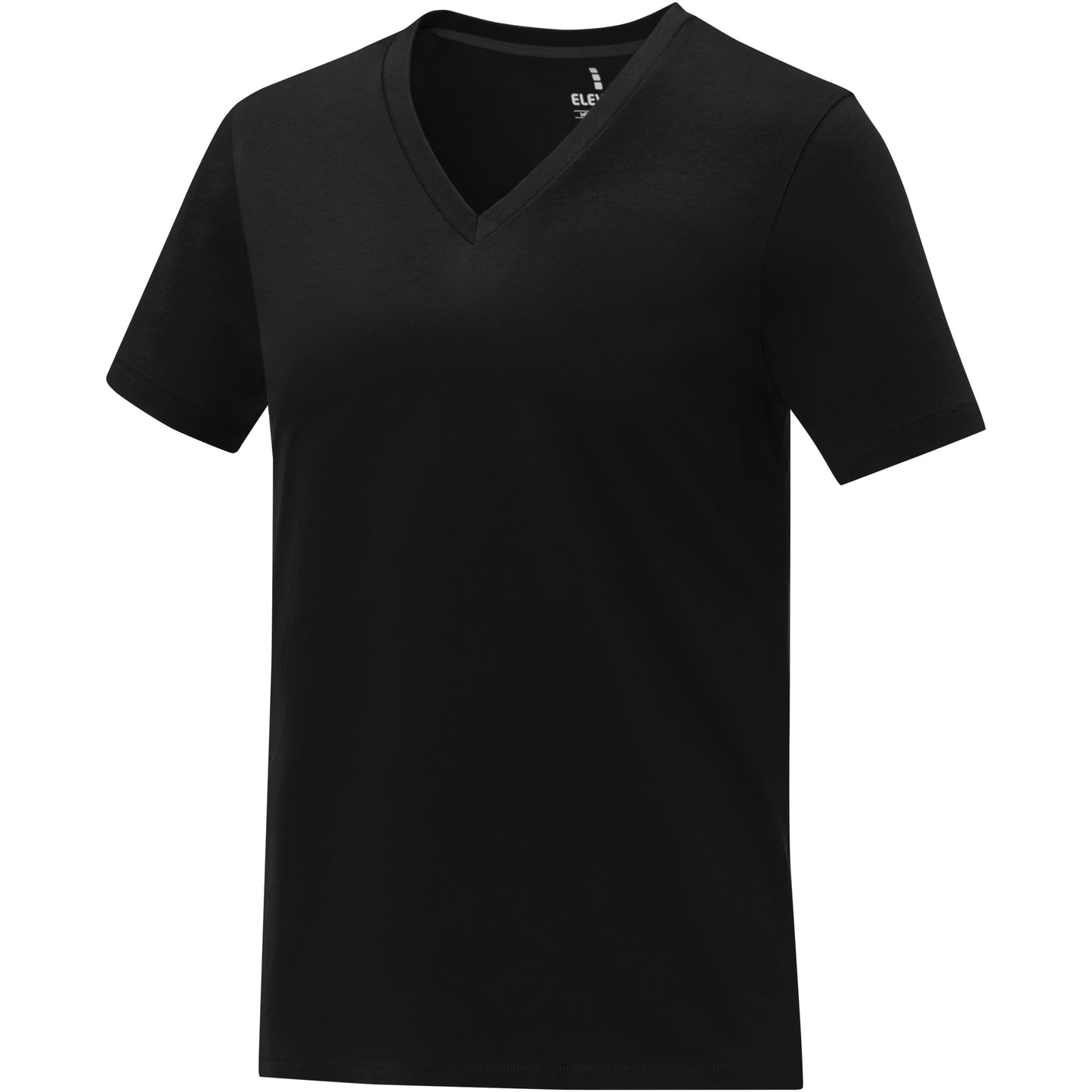 Somoto kortärmad V-ringad t-shirt till dam