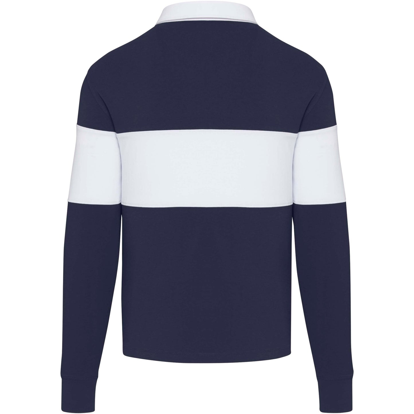 Clyde unisex sweatshirt, rugby- och polomönstrad