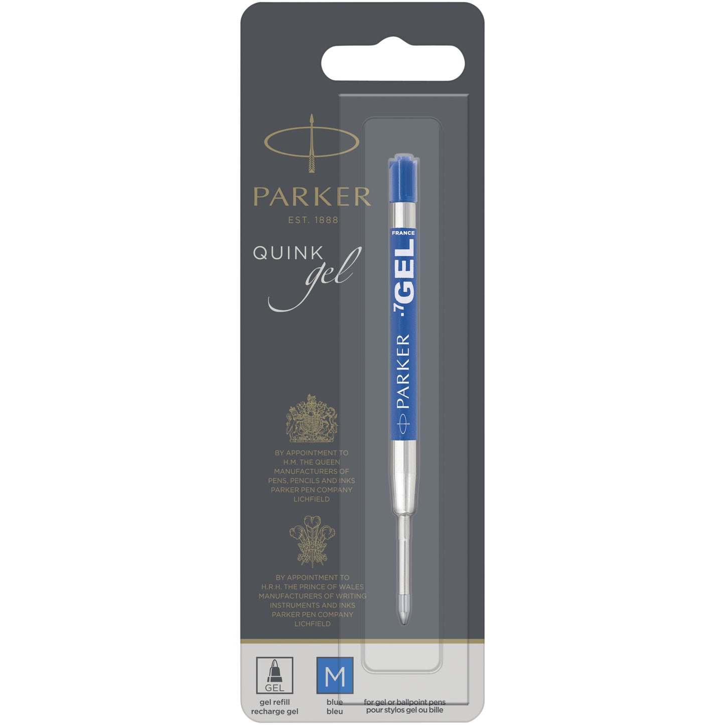Parker Gel kulspetspenna refill (blått bläck)
