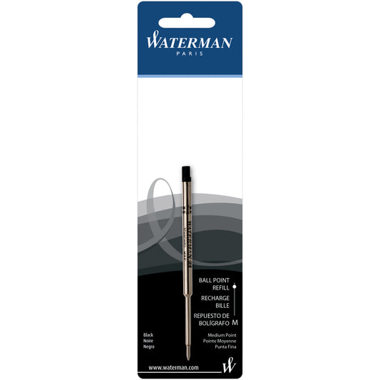 Waterman kulspetspenna refill (svart bläck)