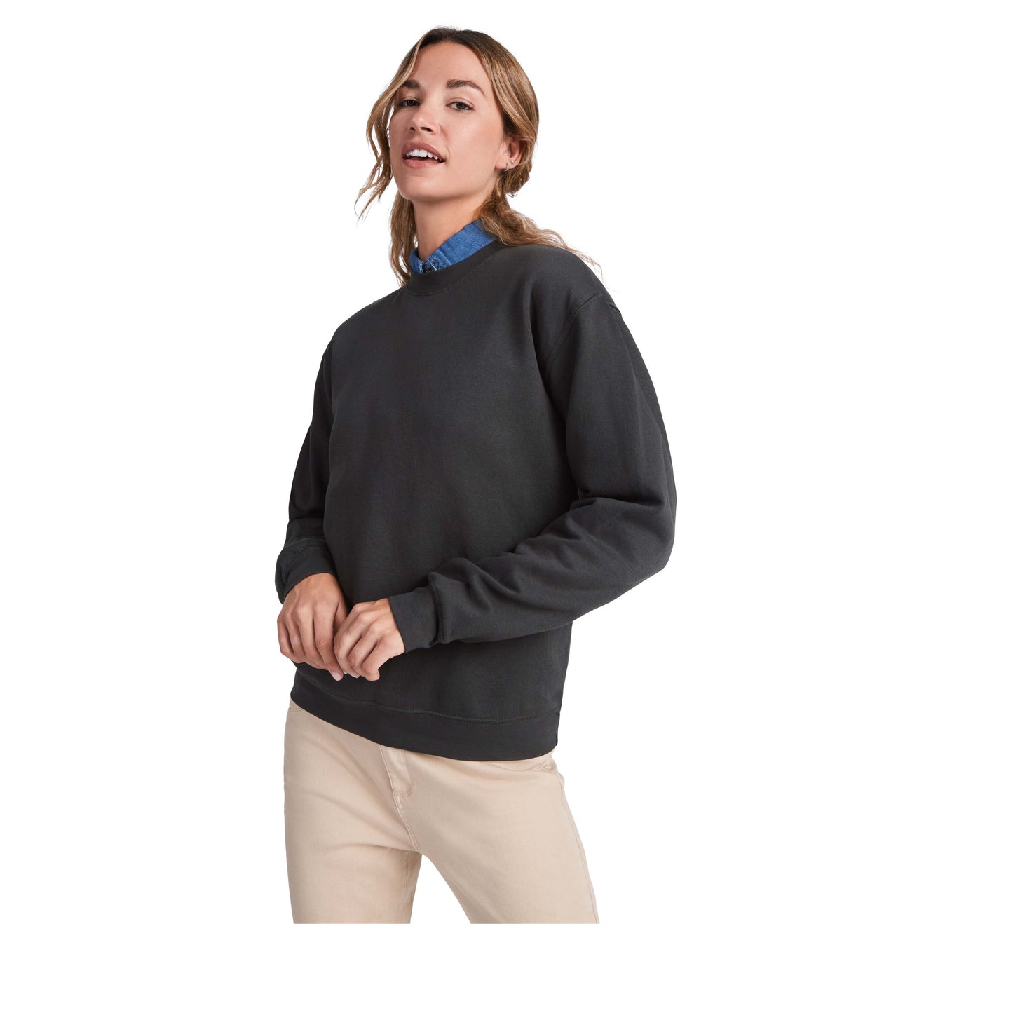 Clasica unisex tröja med rund hals