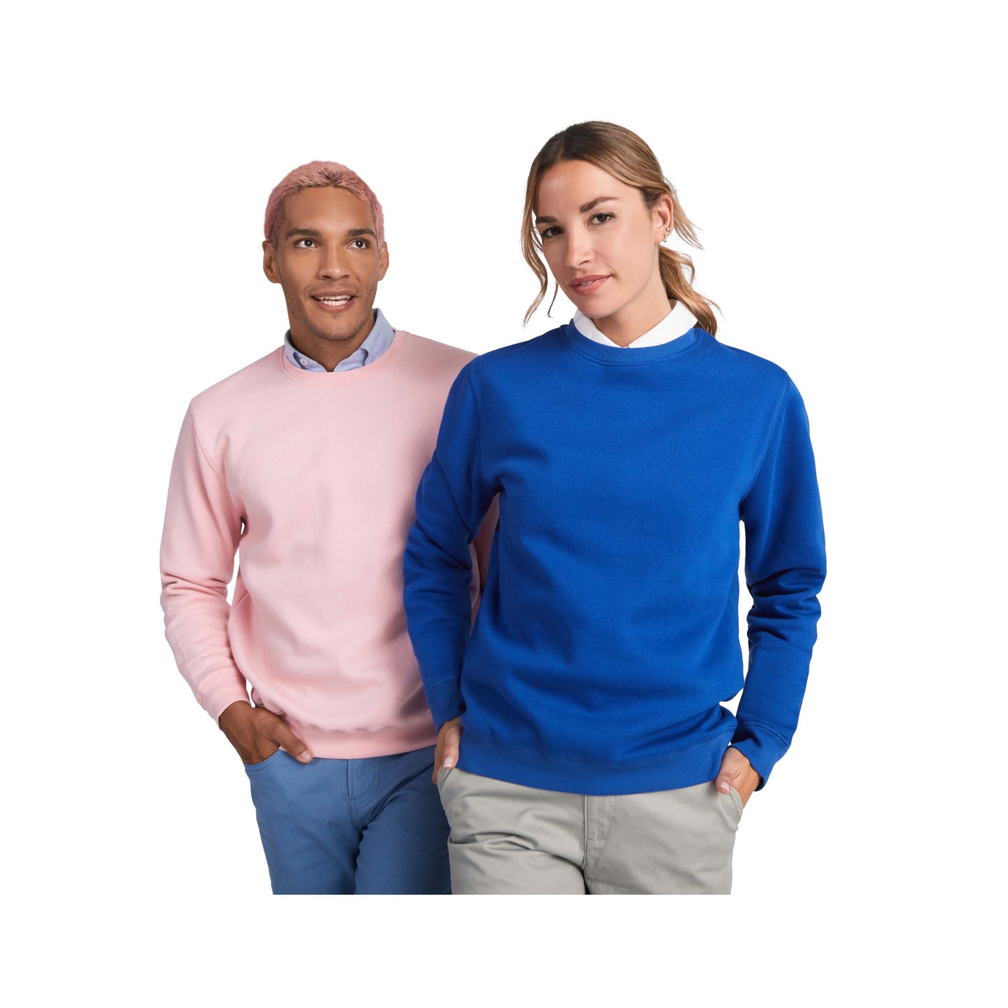 Batian unisex tröja med rund hals ekologisk bomull