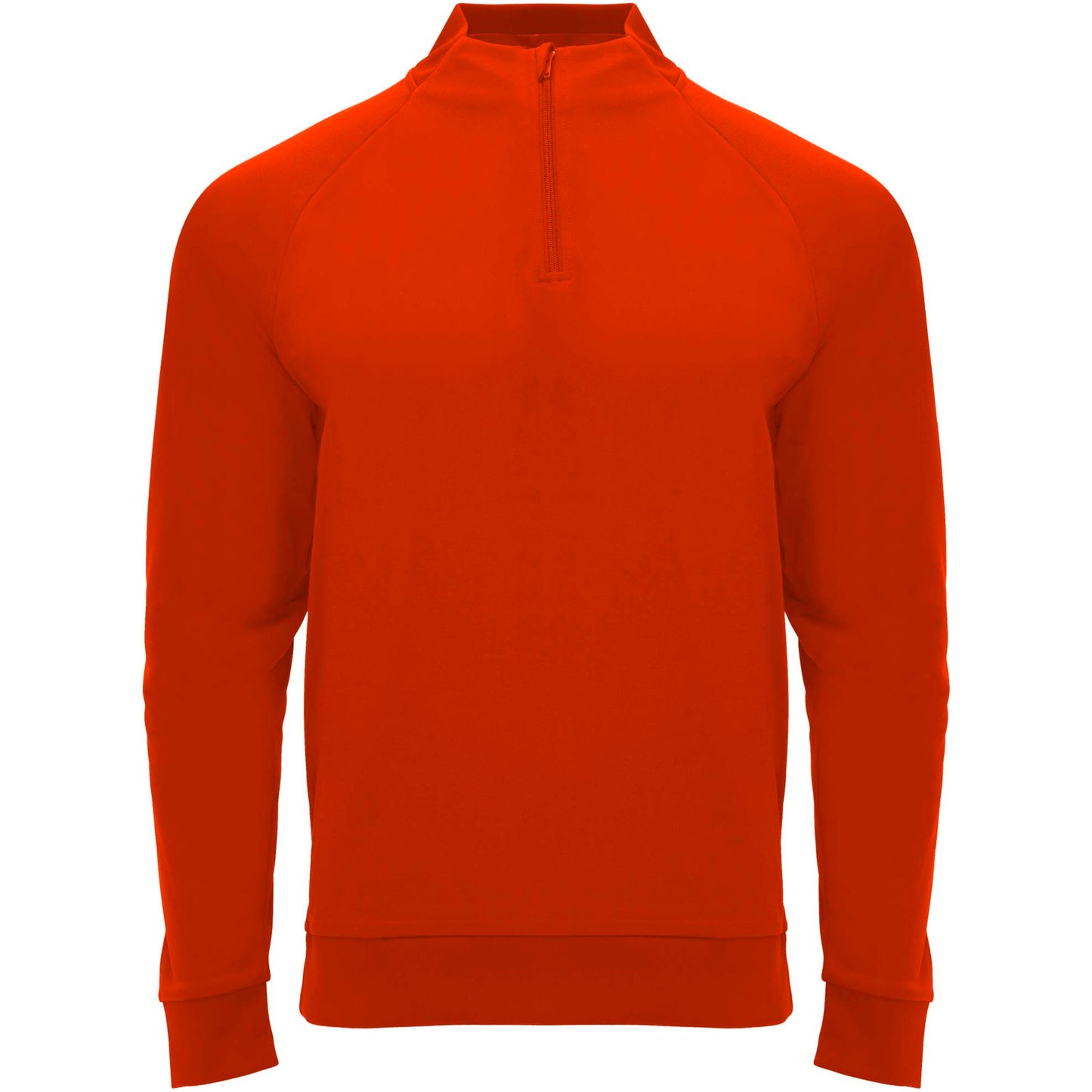 Epiro långärmad unisex sweatshirt med kvartslång dragkedja