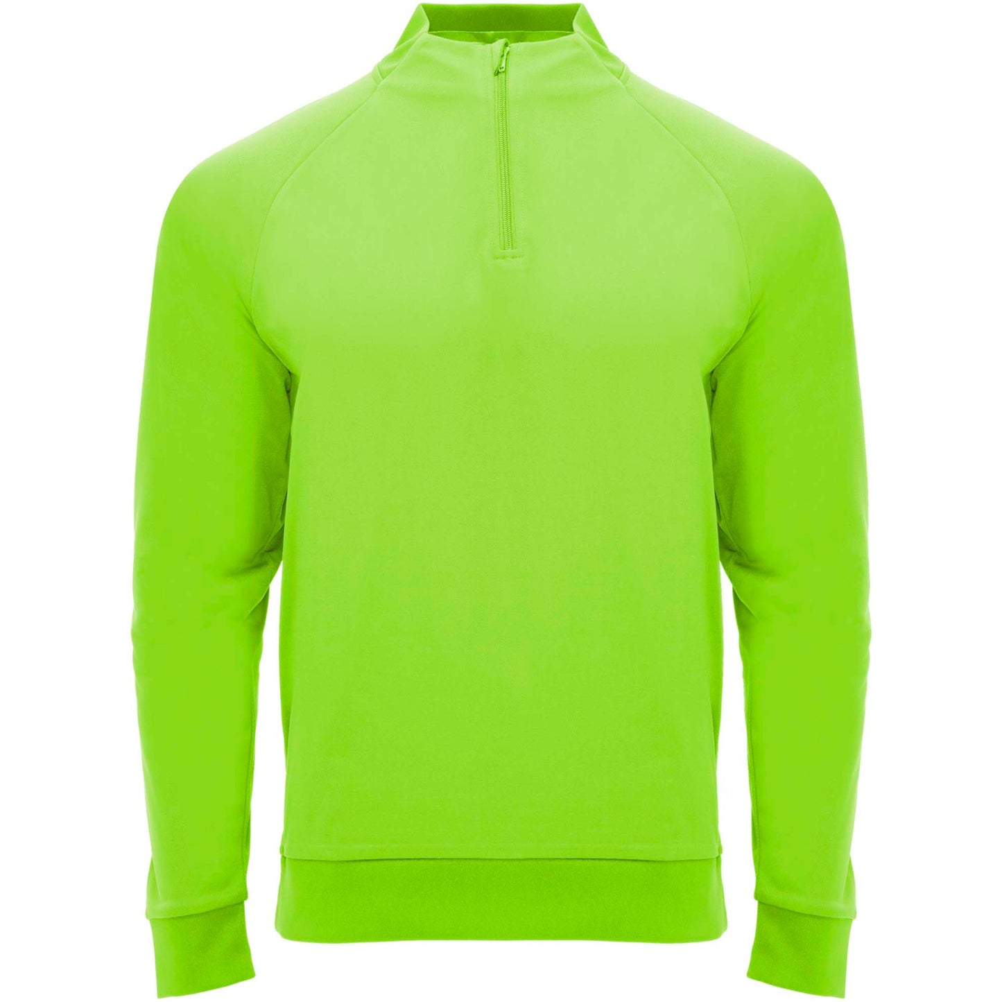 Epiro långärmad unisex sweatshirt med kvartslång dragkedja