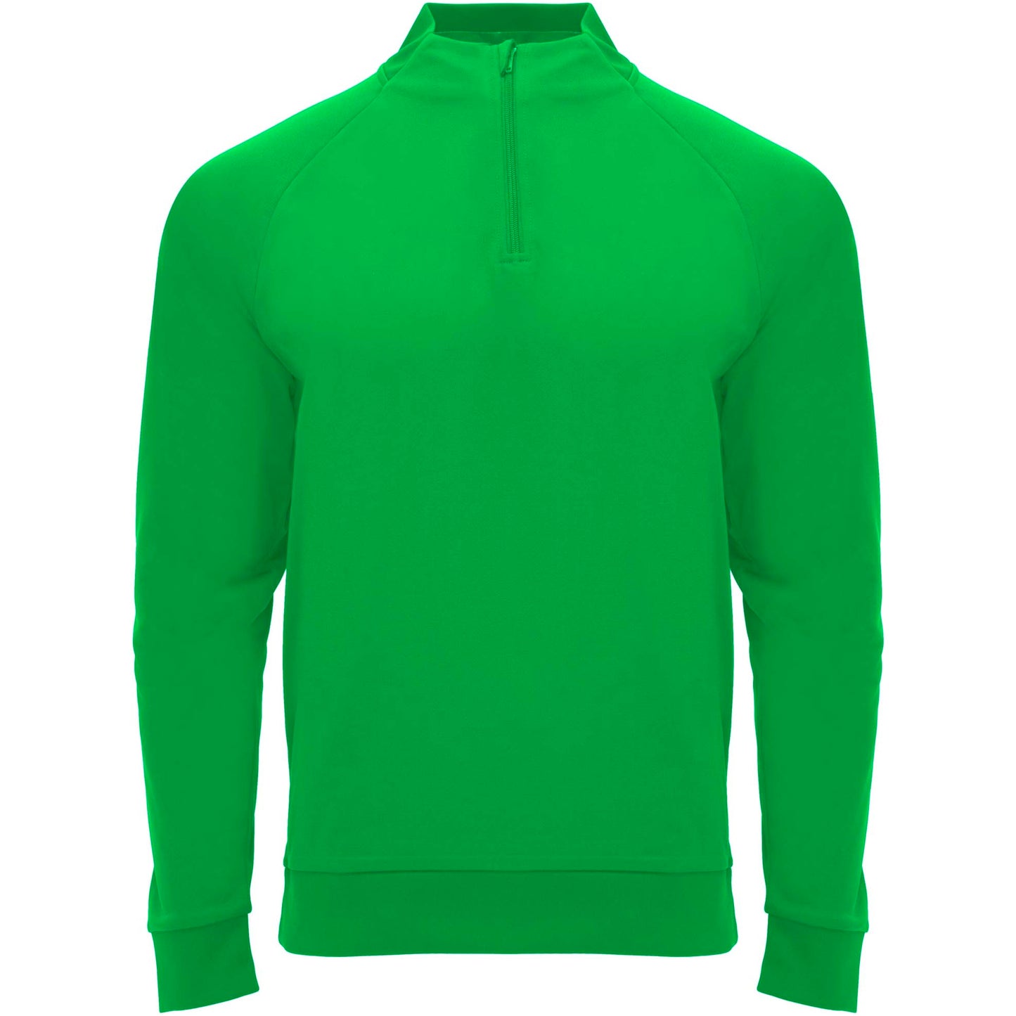 Epiro långärmad unisex sweatshirt med kvartslång dragkedja