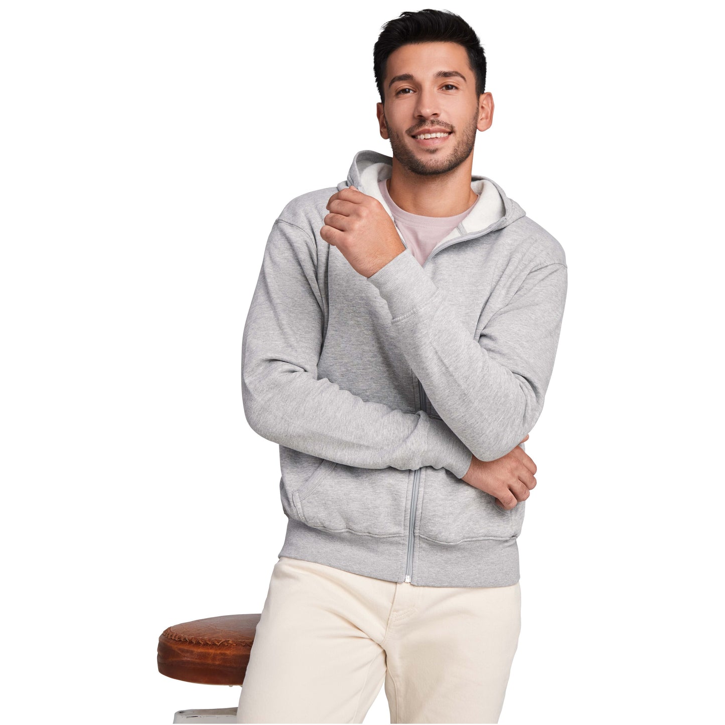 Montblanc unisex hoodie med hellång dragkedja
