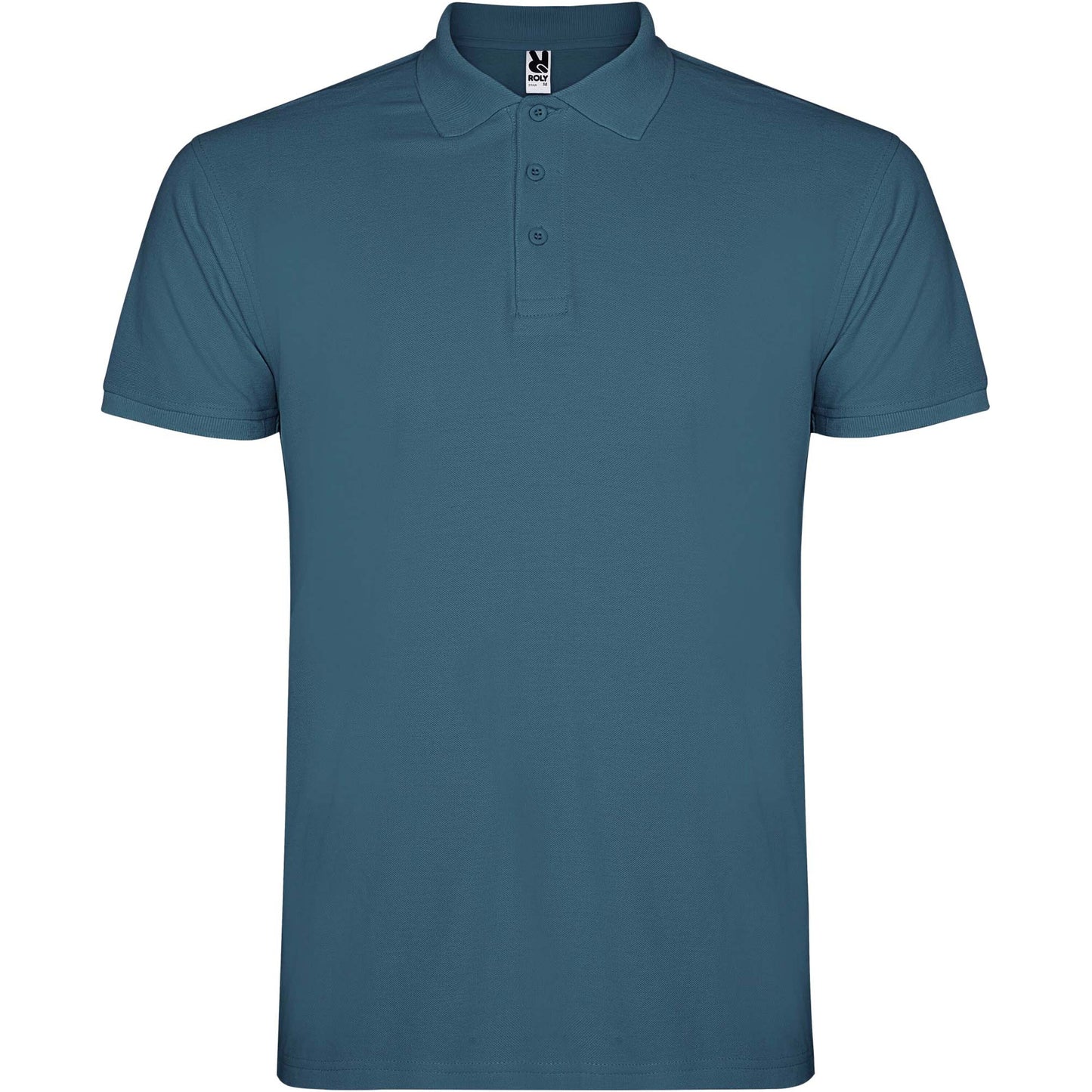 Star kortärmad pikétröja för herr