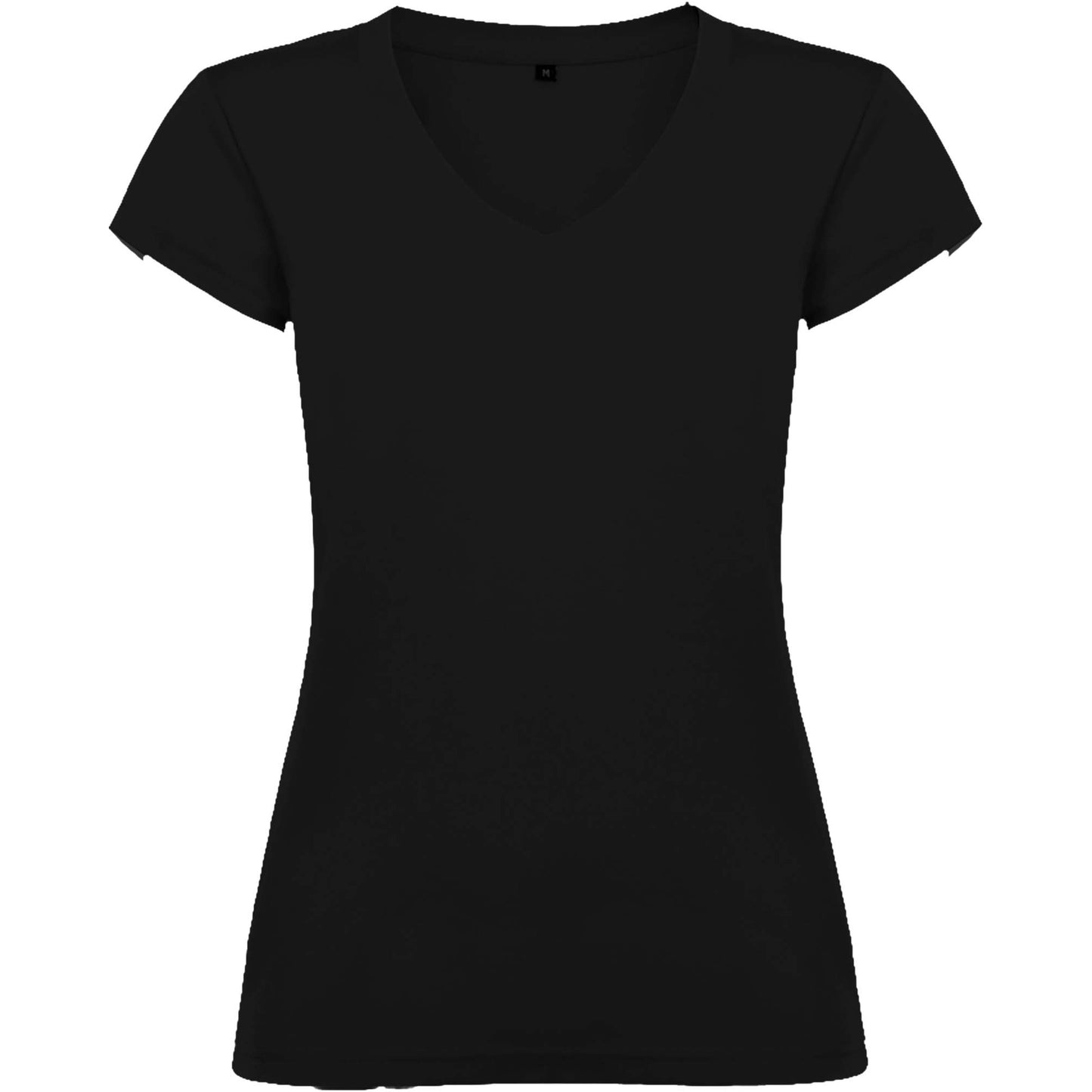 Victoria kortärmad v-ringad T-shirt för dam