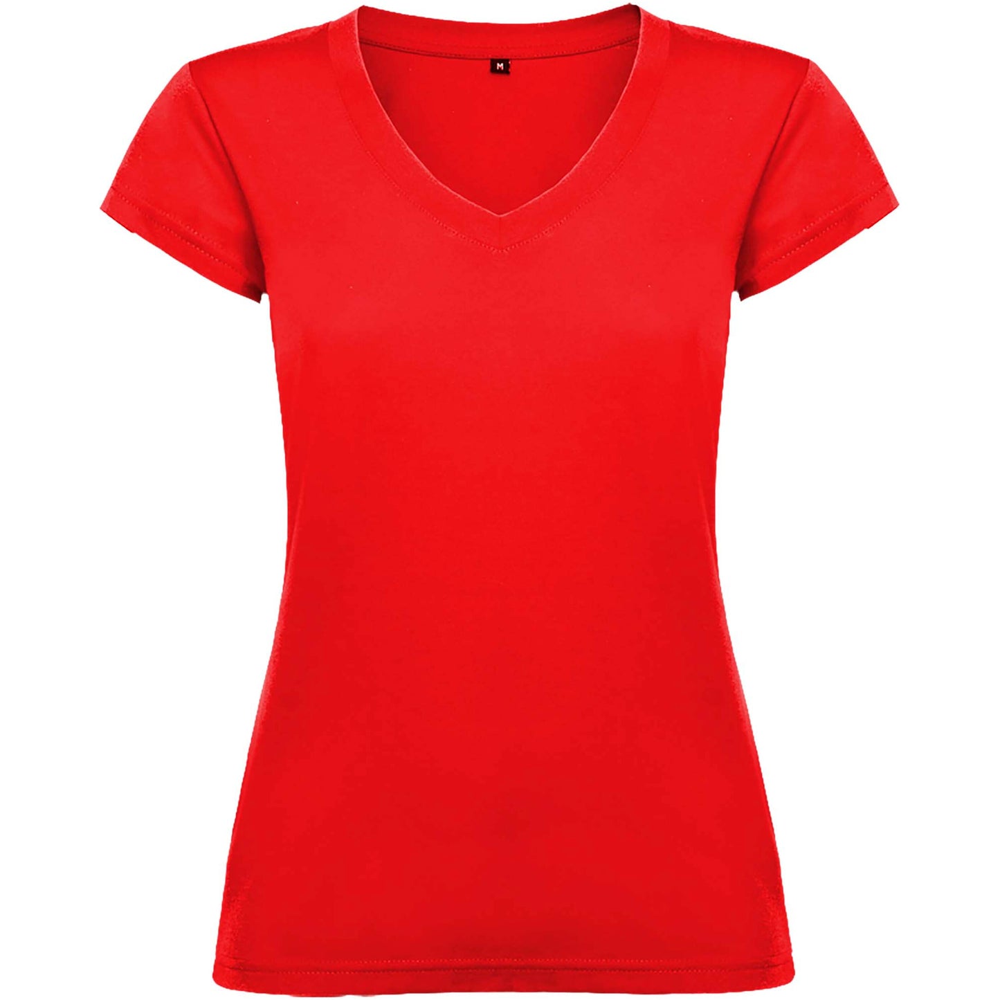 Victoria kortärmad v-ringad T-shirt för dam