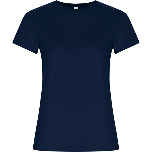 Golden kortärmad T-shirt för dam