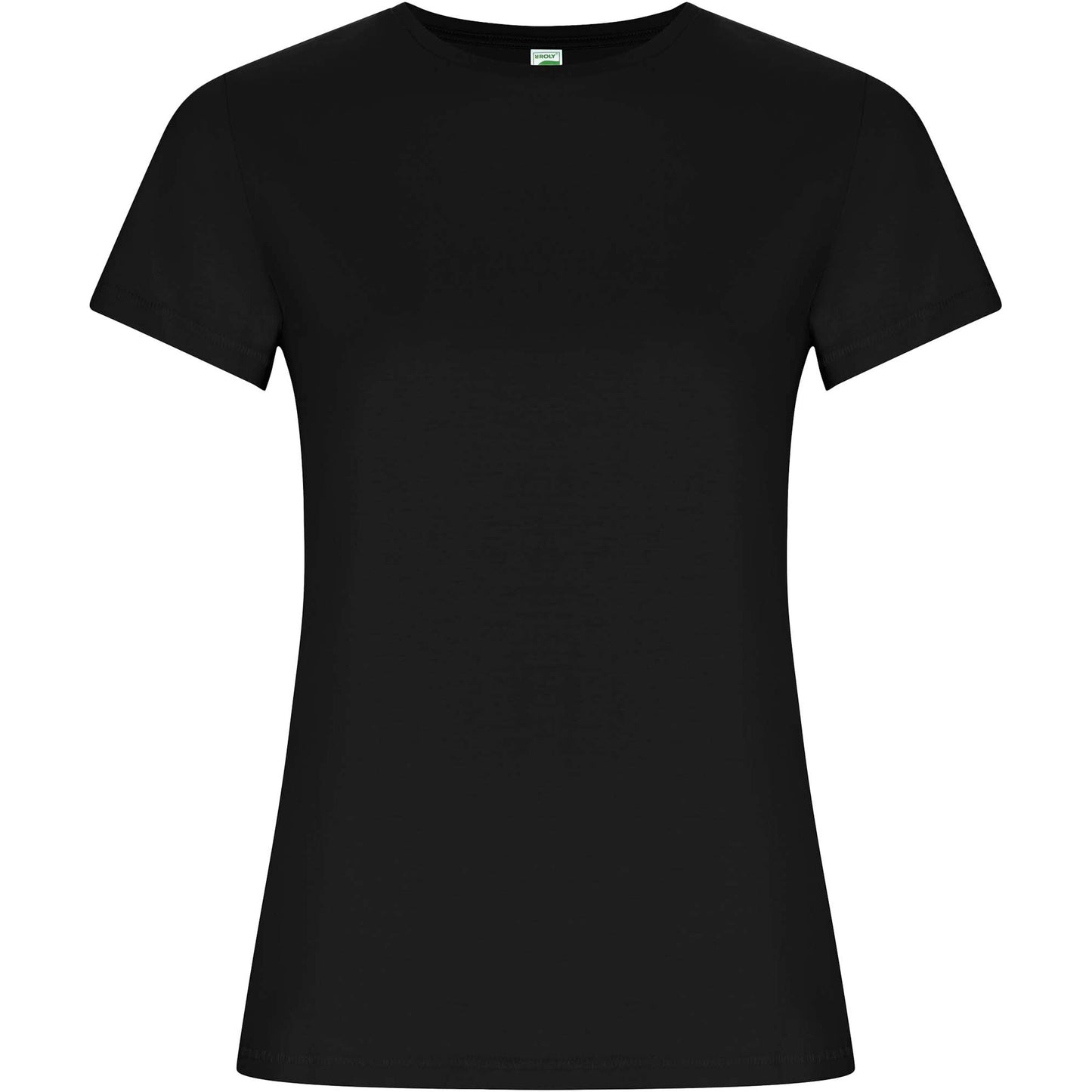 Golden kortärmad T-shirt för dam