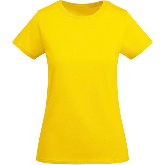 Breda kortärmad T-shirt ekologisk bomull dam