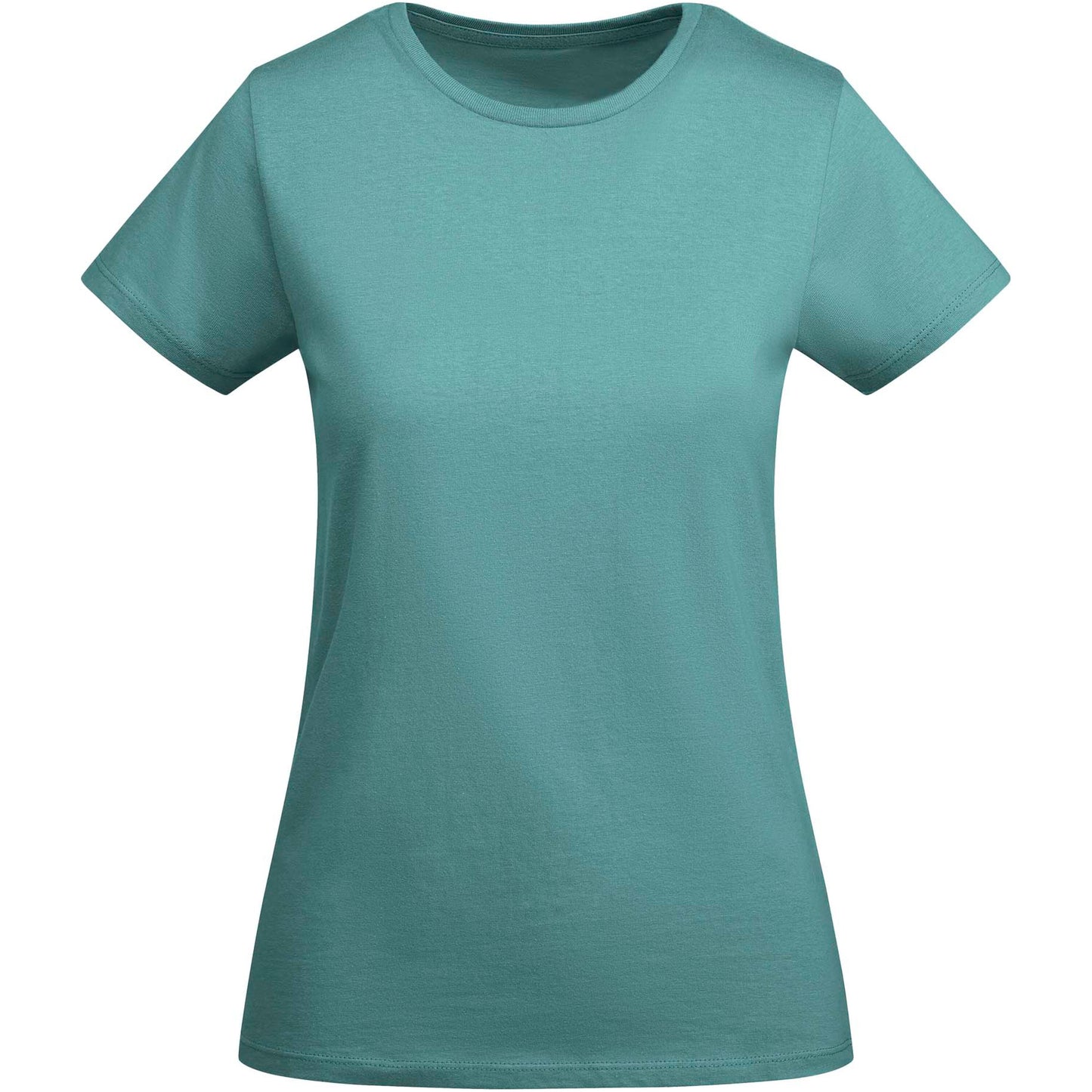Breda kortärmad T-shirt ekologisk bomull dam