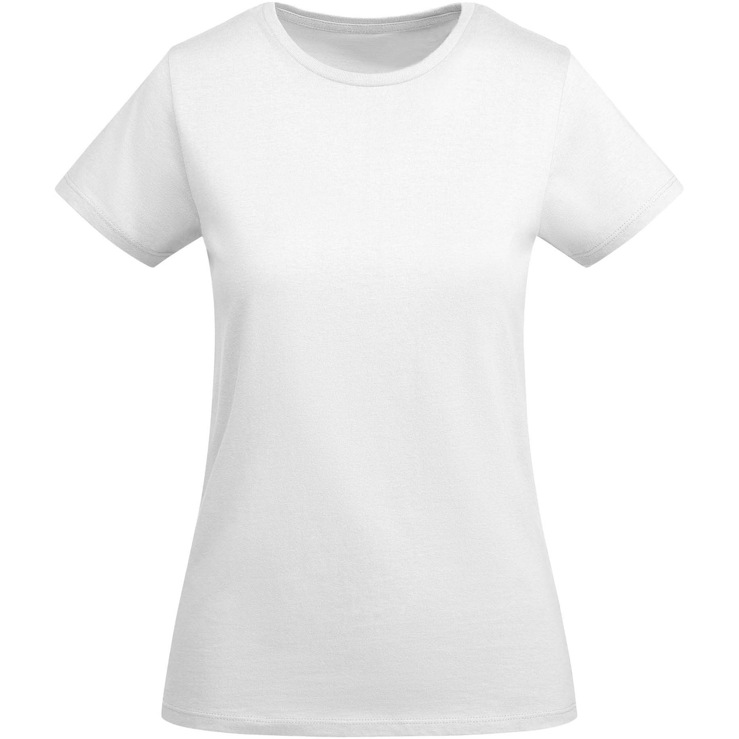 Breda kortärmad T-shirt ekologisk bomull dam