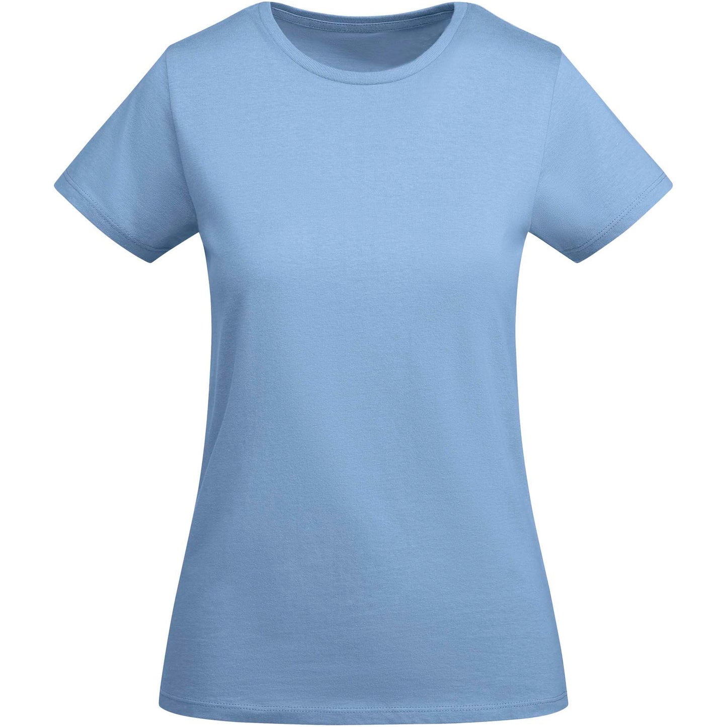 Breda kortärmad T-shirt ekologisk bomull dam