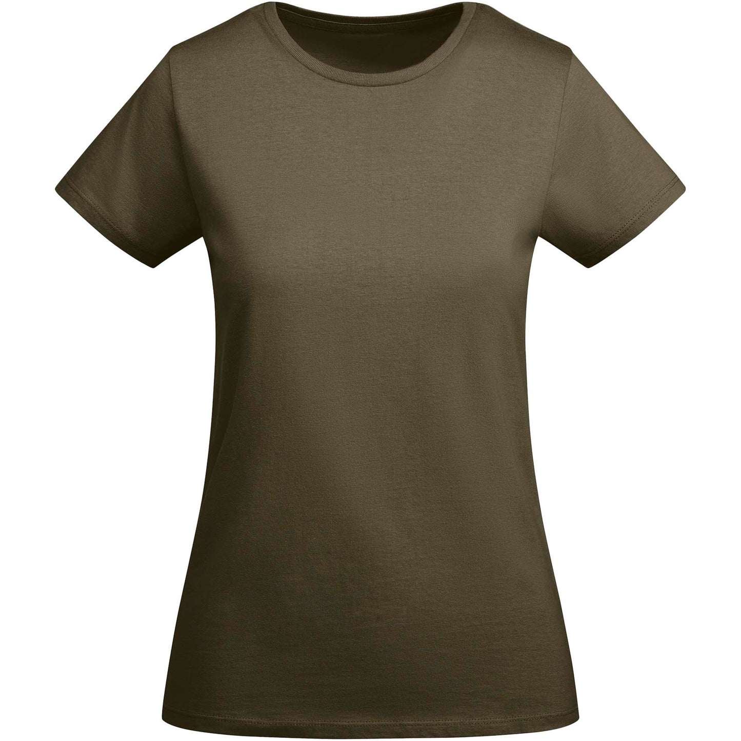 Breda kortärmad T-shirt ekologisk bomull dam