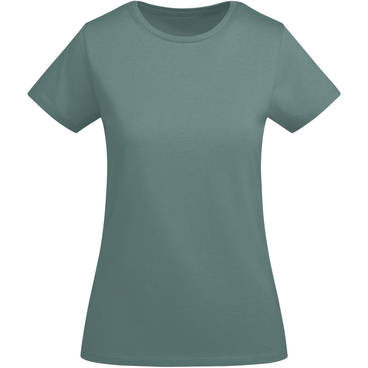 Breda kortärmad T-shirt ekologisk bomull dam